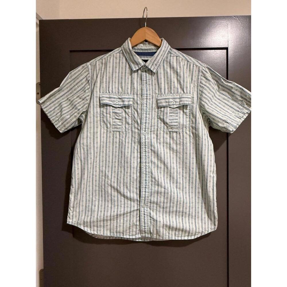 Prana Organic Cotton Camp Shirt Size M